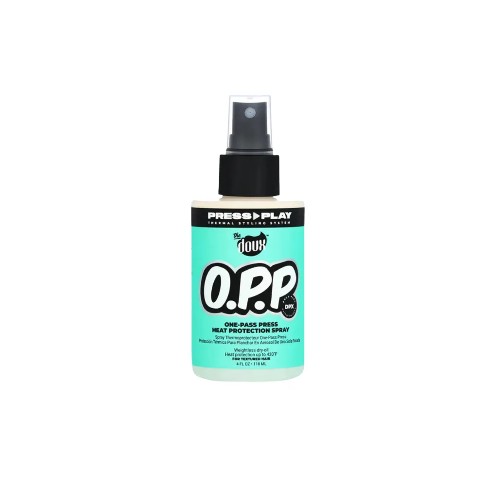 The Doux Press Play Opp One Pass Heat Protectant Spray 118ml
